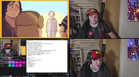 fat little chud entertains his pathetic audience
