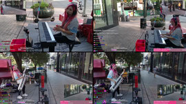 Busking in 110°F (43°C) - Piano and Keytar! | !MediaShare | !socials