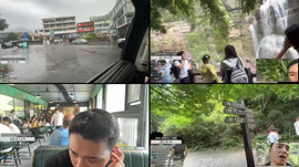 봉황령 절벽 유리다리걷기 운대산 云台山” 둬사병단 허난성편