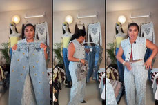 CHICAS SET DE JEAN DESFLECADO