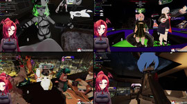 Hanging out with friends exploring VRChat Maps & then going to VRChat Publics | !socials !discord !gg