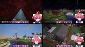 明日マイクラ夏祭り！！闘技場仕上げ～