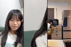 彼氏の帰り待つ