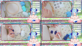 🌊 ♡ Cute chubby soft girl crafts! Making a punch needle Astro!  ♡  🌊 !patreon