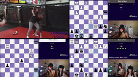 2 lil sick monkeys playing chess