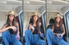 Cleaning the van