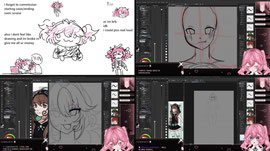 I'm feeling better and I'm only good at one thing.. Let's draw!!!