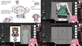 CUTE CREEPY GIRLS ARE A MUST!!! Continuing drawing