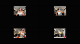 Zzahraelise live in the kitchen