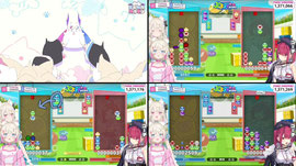 【#ホロぷよテト大会 PUYO PUYO TETRIS 2 COLLAB】マリン先輩がコーチ？！coaching from the best again?! 🐾【FUWAMOCO｜ぷよぷよテトリス2】