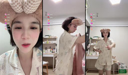 主播居家跳舞叠被子啦🤪