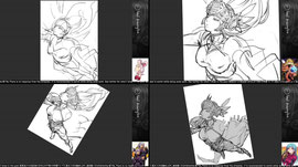 何か描く drawing something
