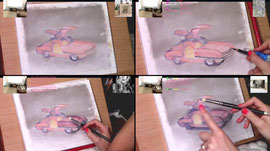 drawin a car