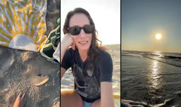 Better late than never.. Beach Sunrise Stream 🏝️