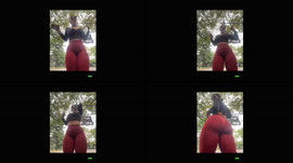 Christina outside