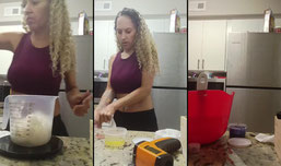 making homemade soap