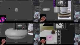 Lazy yapping - Learning Blender - Game Dev -  Hypno Spirals ASMR VRChat VTuber - Draining