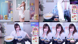 건빵 채팅치면 10개 + 퀵뷰!  30개 받는다고!? 빨뚜+직접만든 감바스 미역국술먹방 하자ㅏ