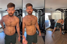 Back and biceps workout