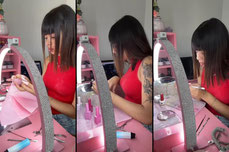 Haciendome las Uñas to el dia