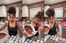 Baking cupcakes!