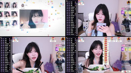 샐러드 먹방 ^^ [흑카데미]