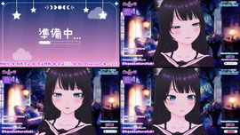 🩵ASMR🩵Ear Licking✨淫語と甘サドささやき💕耳舐め調教で脳トロ確定💕💕【黒月かなせ/Vtuber】