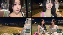 [더케이:꺽대리] 단하나x푸린 한강 데이투 ><