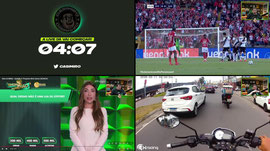 o homem live está on.