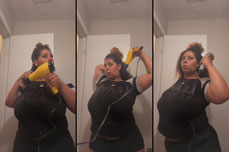 Straightening my hair