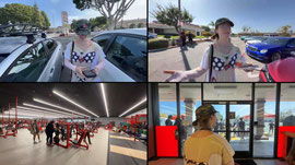 CAR MEET WITH SARA SAFFARI, TREN TWINS, VANILLA B**BS