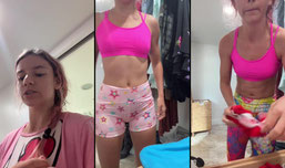 cleaning out my closet try-on