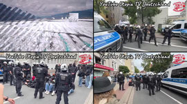 ANTIFA blockiert Anti Merz Demo! 😱 Polizei greift ein! 💥 Szenen aus Bielefeld bei Projekt M1llion!