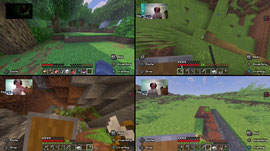 Minecraft with three horror mods