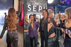Backstage at the DWTS Premiere