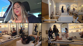 Private pilates class with natalie