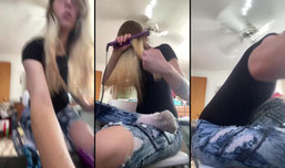 STRAIGHTENING HAIR