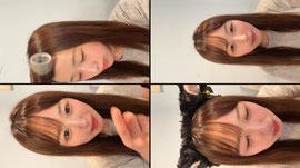 メイクしながら、お昼休み☀️