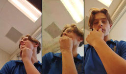 in school a bit means talx loudly