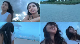 The beach