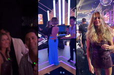 Backstage at the Premiere