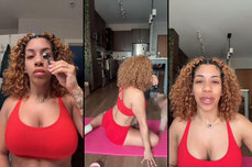 Stretch w me🧘🏽‍♀️