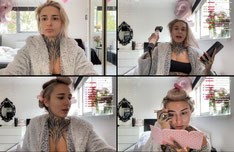 LONDON FASHION WEEK !!! - getting ready 1sub = 4 squats ;p