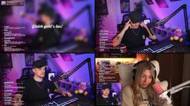 Quatschen, danach BEAUTY AND THE NERD mit @annitheduck!
