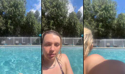 Pool vibes. (sSWiM w Me)