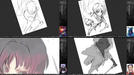 何か描く drawing something