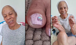 💅 How I quicky foot at home spa cutting trimming scraping scrubbing toes #nailcare