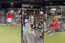 Live back workout Train with me💪