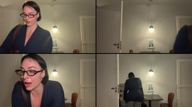 Zzahraelise live post op in the kitchen
