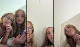 with my friend